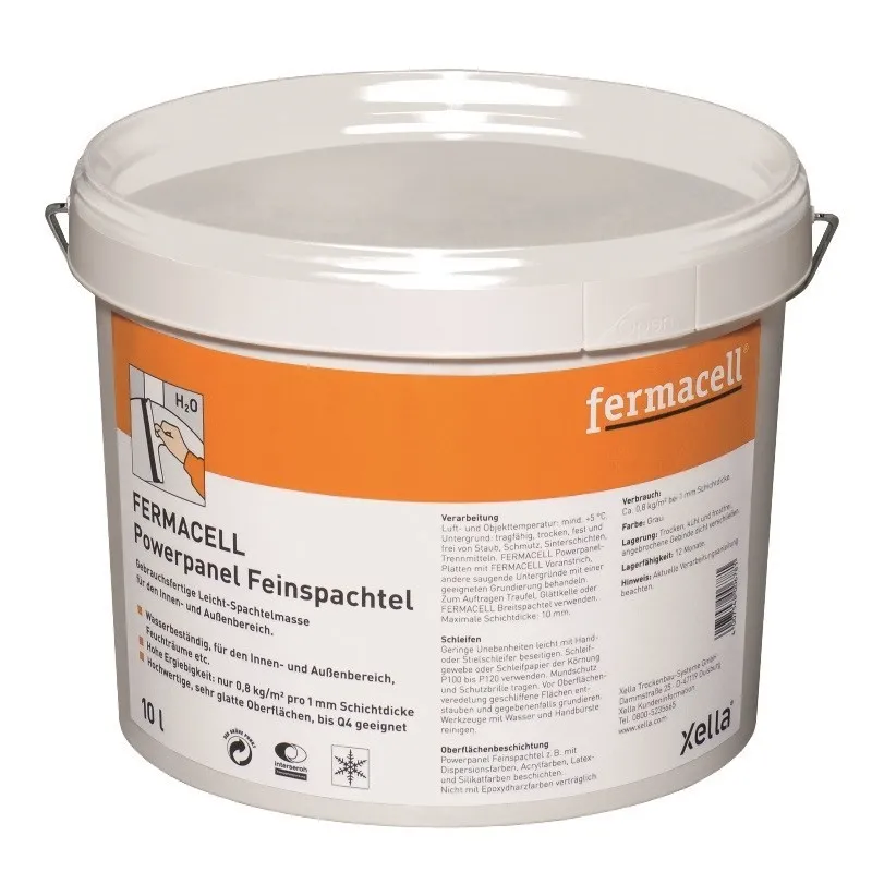 [FERMENDLISH2O] FERMACELL ENDUIT DE LISSAGE H2O 10L-12KG