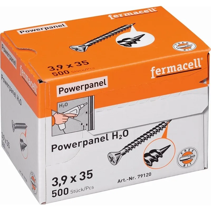 [FERMVISPOW39/36] VIS FERMACELL POWERPANEL H20 39/35 - 500 PCES
