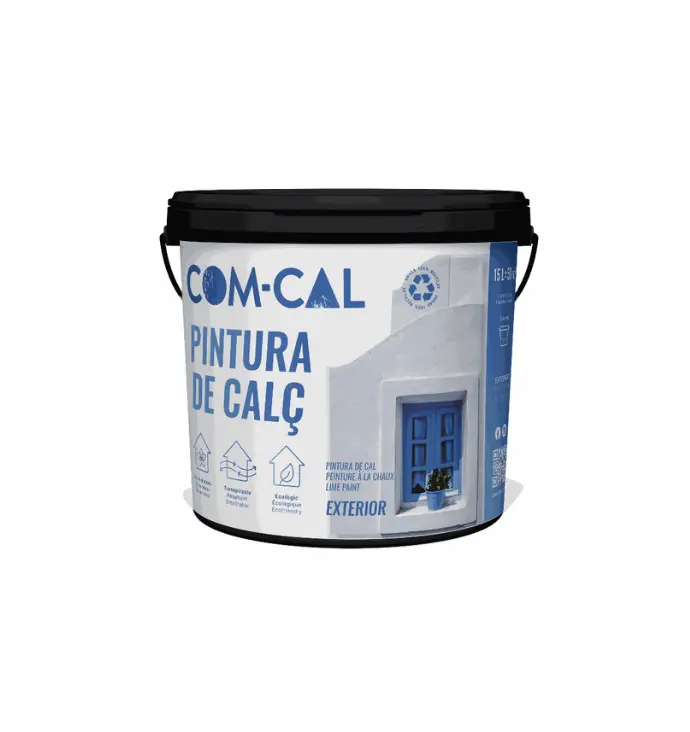 COM-CAL - Pintura de cal - Exterieur - Blanc (1L)