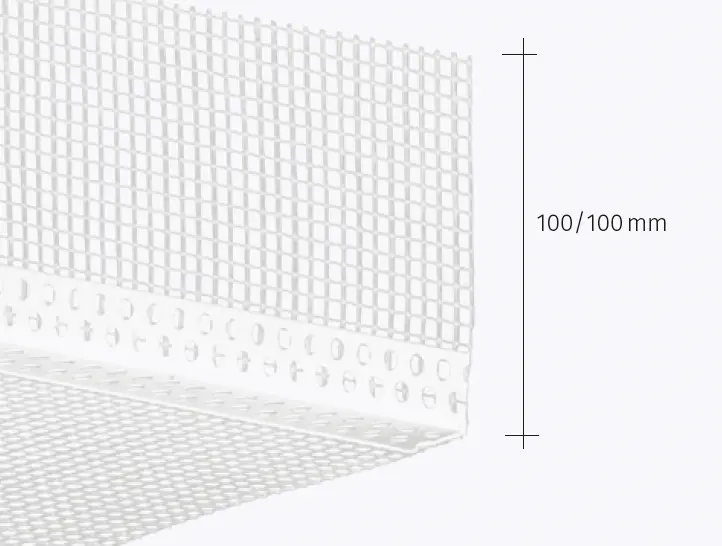 Profil STOPTEX - 2,50m - 6 mm (25pce/boite) - Profil D’arrêt