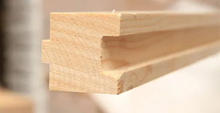 Mêtre Courant Profilé de BOIS Lithotherm (conso 2.5mct/m² ) - 2mct/profilé - 42pce/paq
