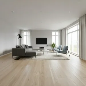 PARQUET CHENE 15/4x150 RUSTIQUE A VERNI PURE INVISIBLE